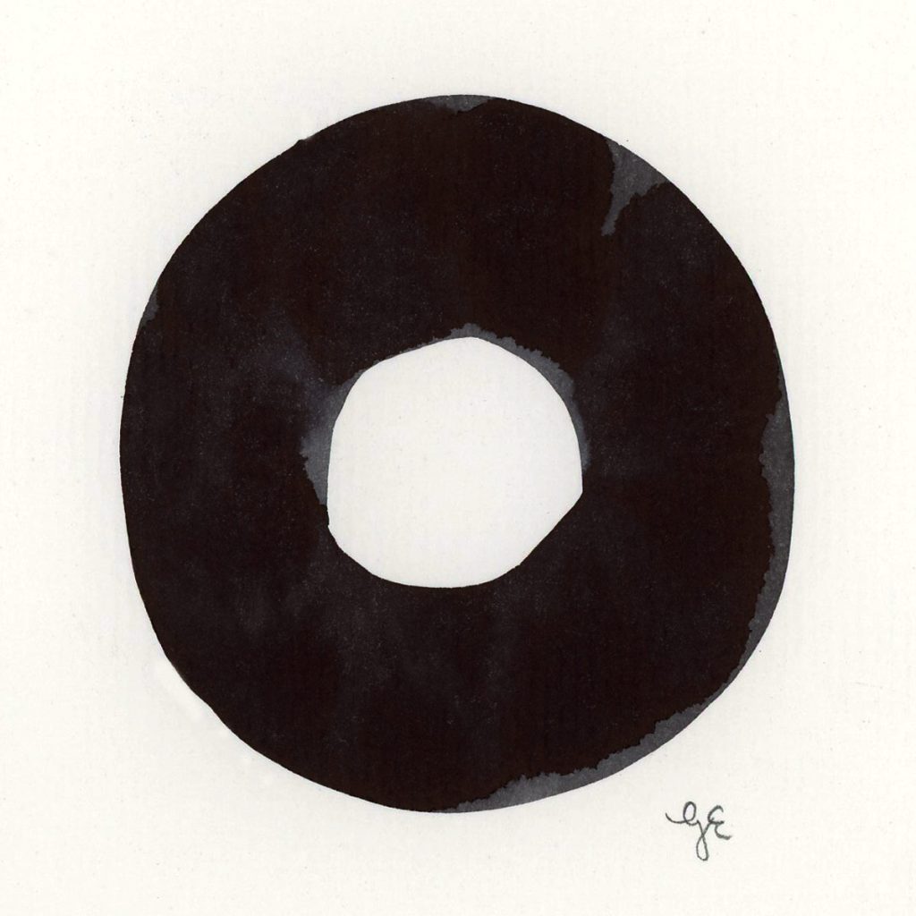 Black ink ring